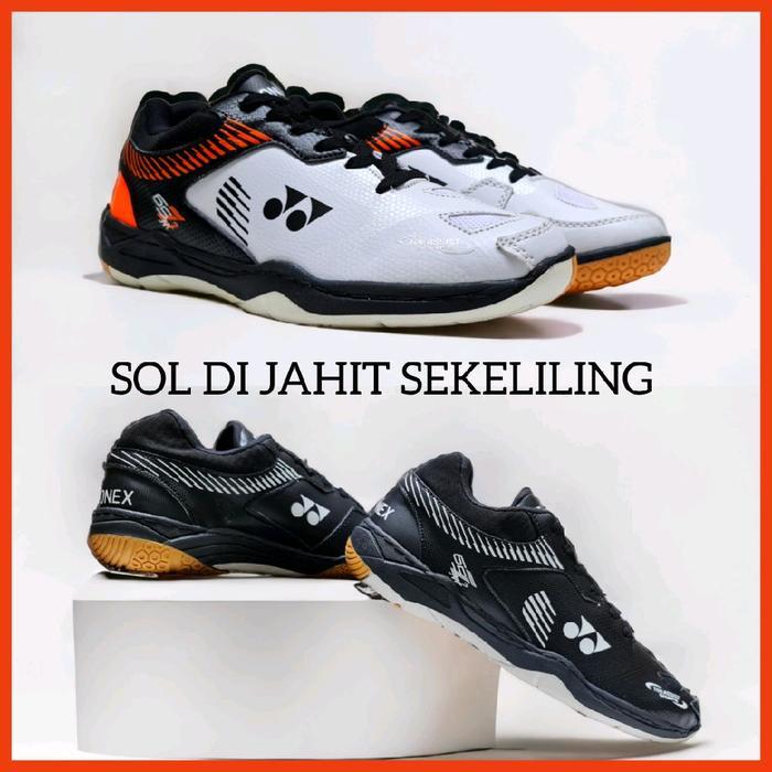 Yonex - Sepatu Badminton Y0Nex Sol Karet Berdecit / Sepatu Olahraga Bulu Tangkis Sol Jahit