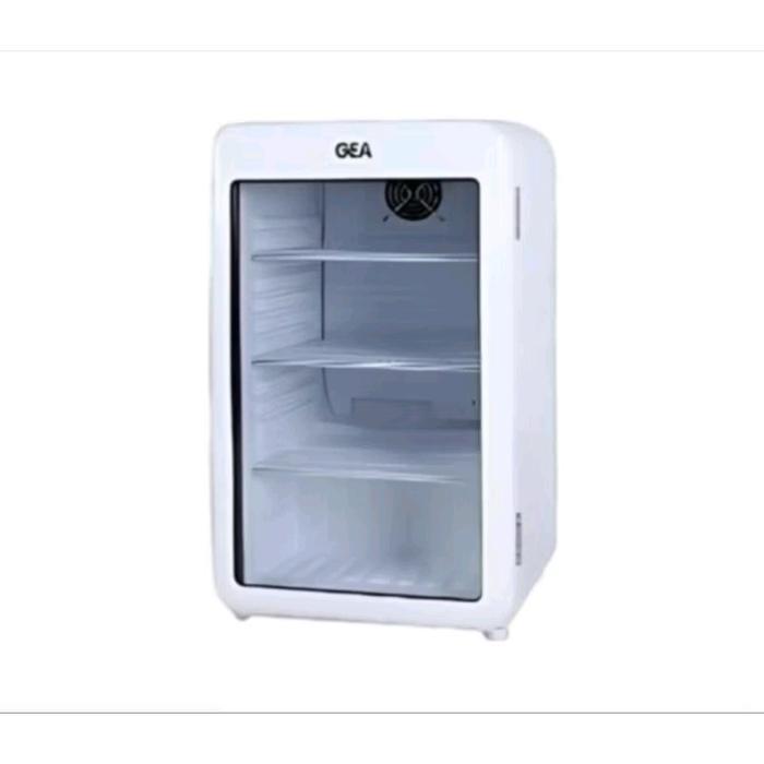 SHOWCASE GEA EXPO 90 CVD DISPLAY COOLER KULKAS MINUMAN MINI LOW WATT EXPO90CVD