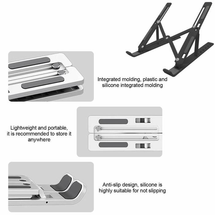 Stand Laptop Aluminium / Stand Holder Laptop