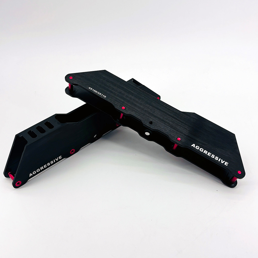 Speed Skate Aggressive Frame Inline Skate Frame Rocker Slalom Skating Base 4x90/3*100 4x100/3*110