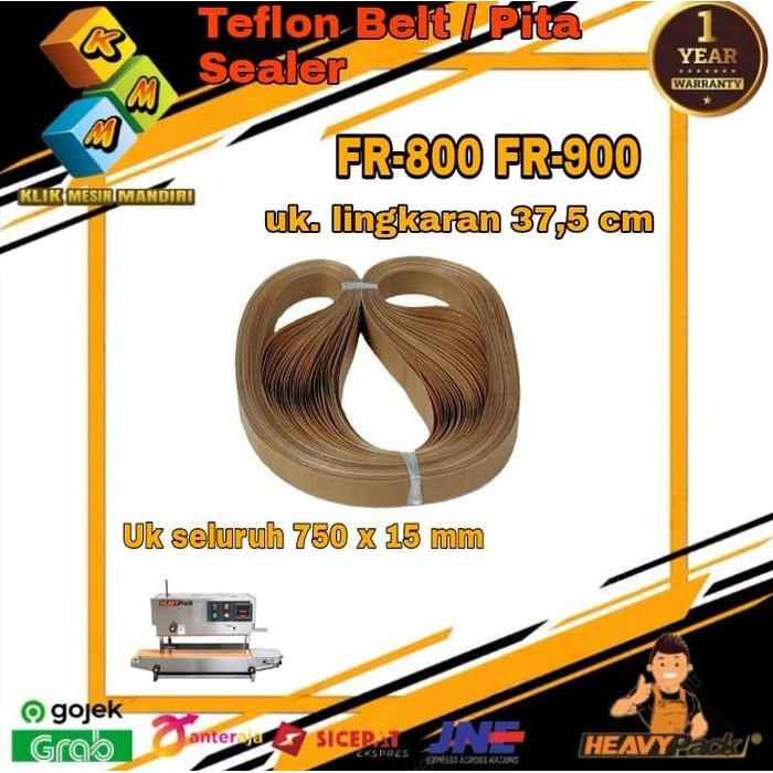 "New" Teflon Belt / Sealing Belt / Kain Anti panas FR-800 FR-900