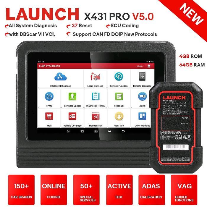 BIG PROMO Scanner Mobil Universal launch x431 Pro V5.0 versi terbaru