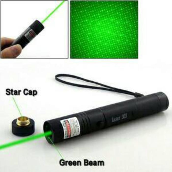 Premium Green Laser Pointer 303 ( Recharger ) Original