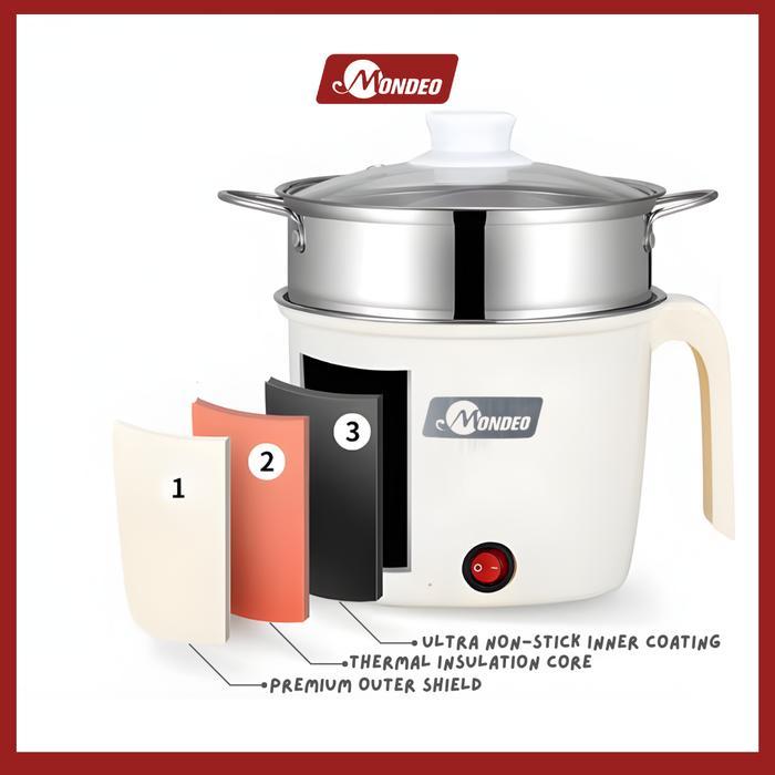 Cosmos - Panci Listrik Serbaguna Hemat Listrik 450W / Elektrik Cooker Multifunsi / Panci Listrik