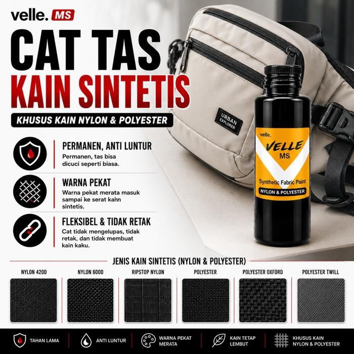 Cat Kain Nylon Polyester Permanent Anti Luntur Sepatu Mesh Knit, Tas Parasut & Stroller Kain