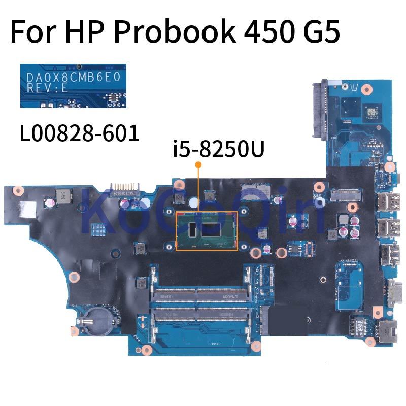 . For Hp Probook 450 G5 I5-8250U Notebook Mainboard L00828-601 -