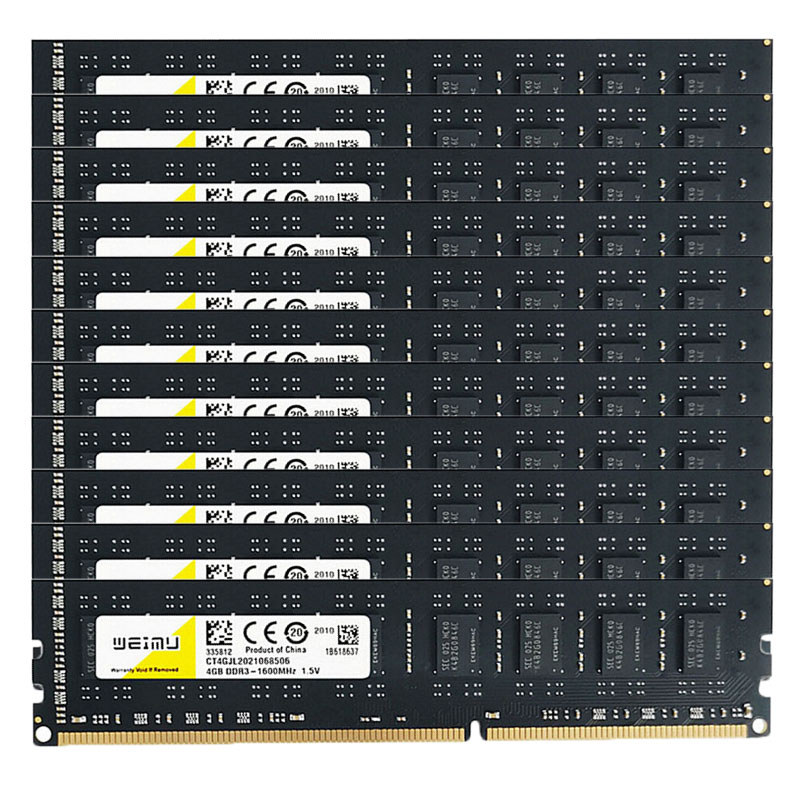 . 4Gbx10 8Gbx10 Ddr3 1066Mhz 1333Mhz 1600Mhz Pc3 1.5V 240 Pins Desktop -