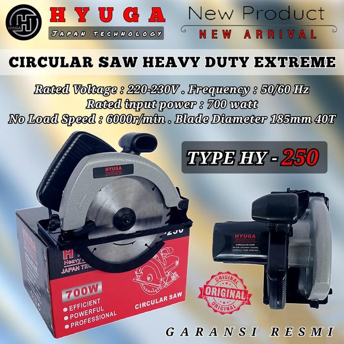maju store12 Mesin Circular saw hyuga 650watt ful bonus keluaran terbaru 2020 impor