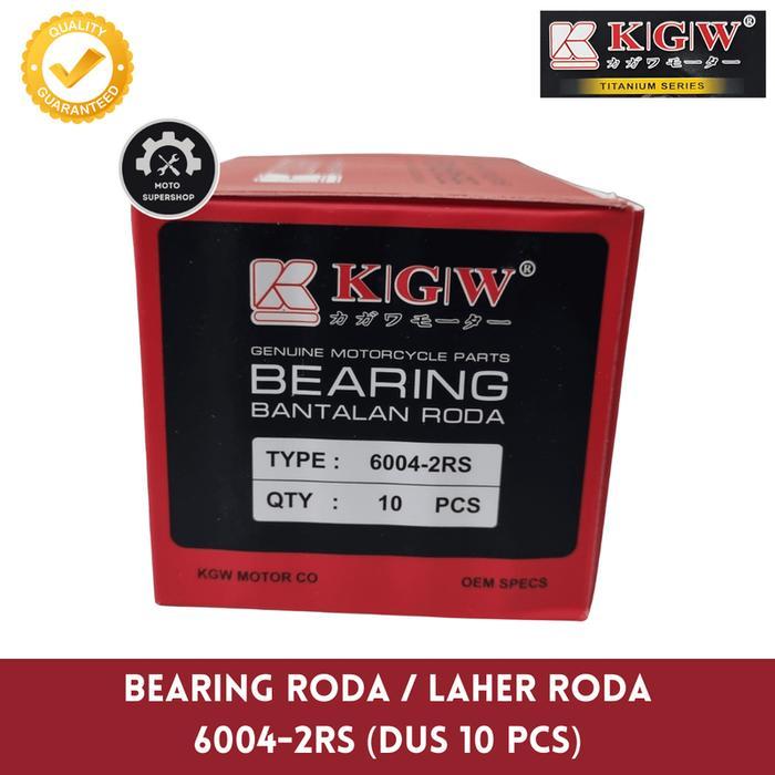 Alpha Sparepart - [Dus 10 Pcs] Bearing Roda / Laher Kgw 6004-2Rs