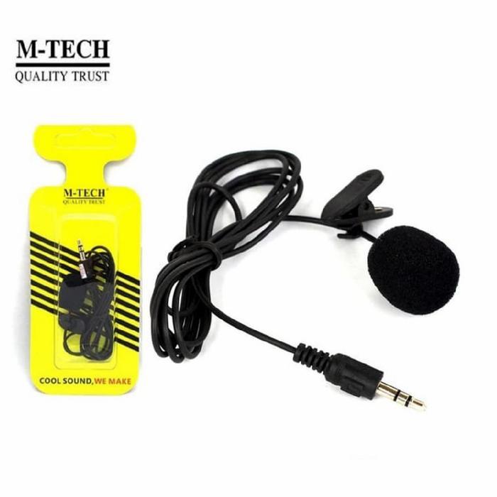 BRG BARU Mic Clip on MTech 3.5 mm M Tech Microphone PC Laptop HP Tablet