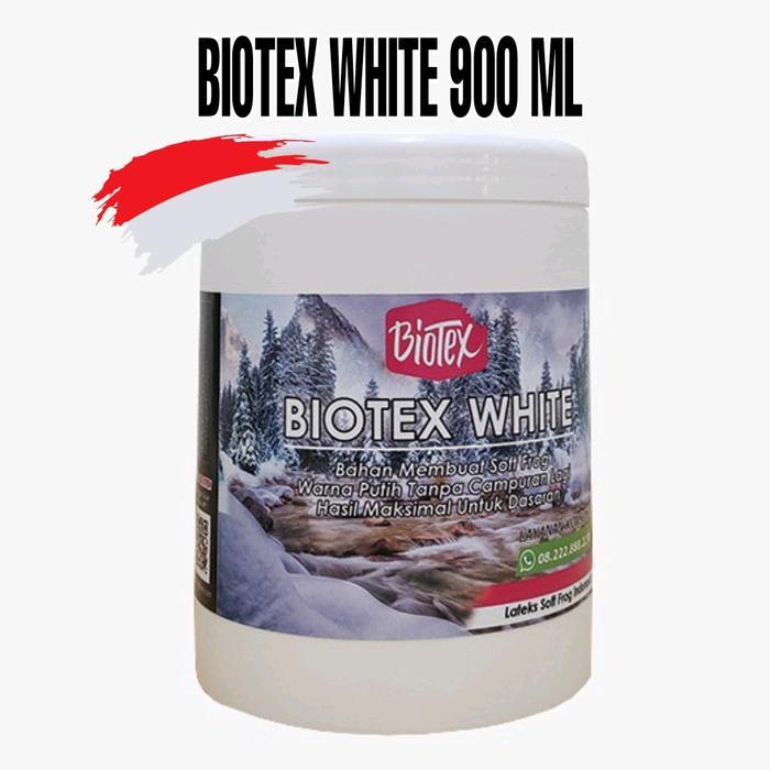 READY Lateks Bahan Soft Frog BIOTEX WHITE Kemasan 900 ml Latex Cair Untuk Bikin Umpan Pancing Kodok