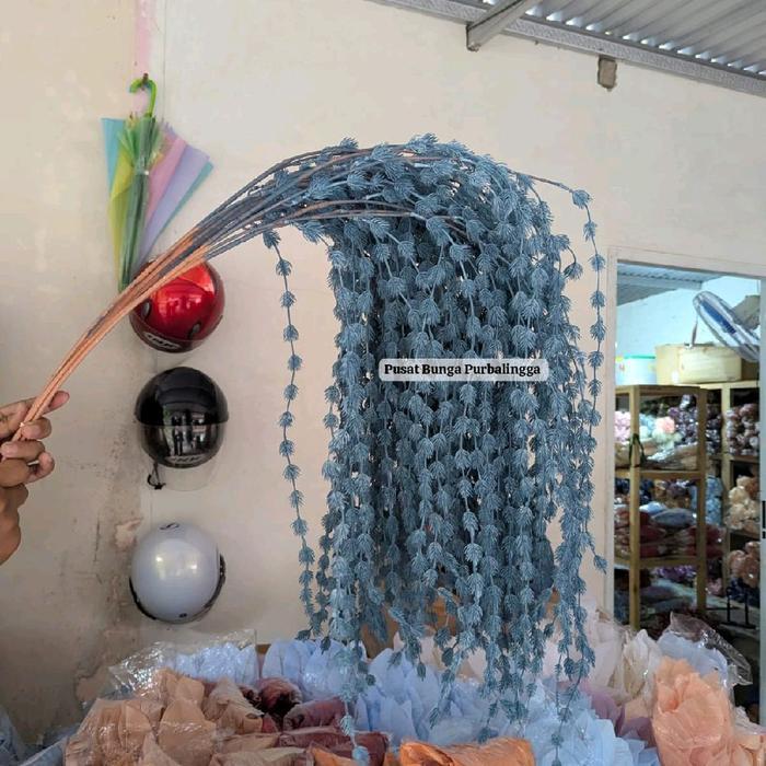 Bunga Pinus Juntai Bunga Amaranthus Amarantus Juntai Latex Jumbo Bunga Dekorasi