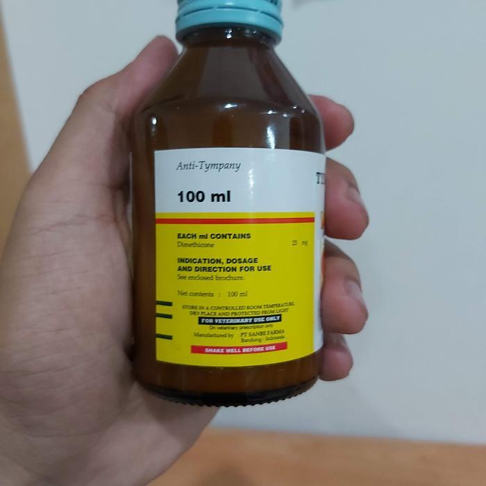 TYMPANOL SB 100 ML OBAT KEMBUNG AKUT BLOAT SAPI KAMBING DOMBA SANBE