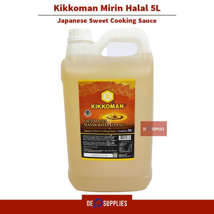 Kikkoman Mirin Halal 5L - Japanese Sweet Cooking Sauce Arak Masak Pasti Promo