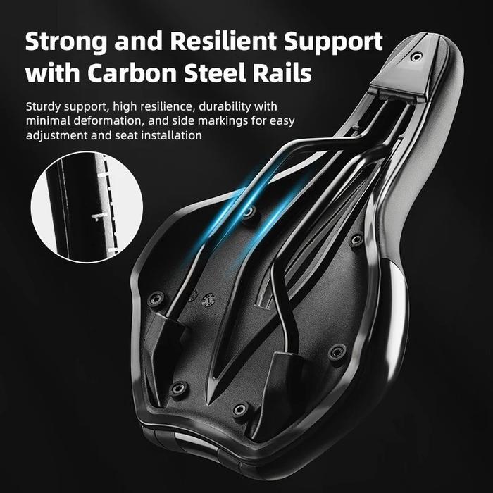 Premium Rockbros Sadel Sepeda Lipat Mtb Roadbike Lubang Empuk 38210056001 Original