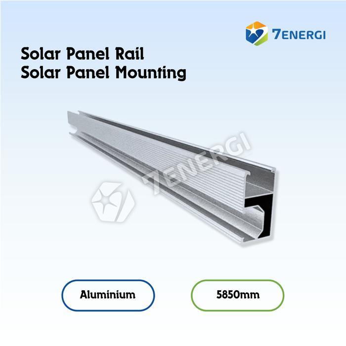 Aluminium Pv Mounting Rail 5850Mm Alloy 6005 / Solar Panel Rail - Solar Panel Pv Mounting Rail /