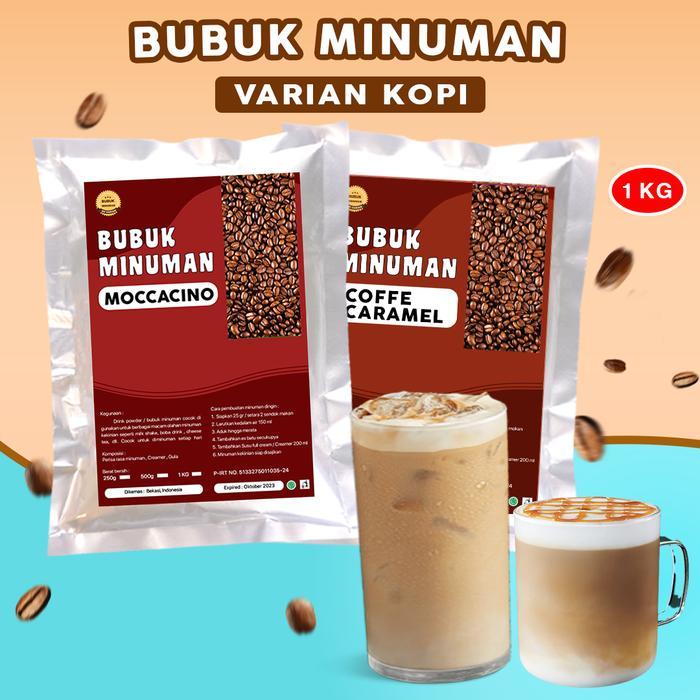 Bubuk Minuman Varian Kopi 1Kg / Serbuk Minuman Varian Kopi 1Kg / Drink Powder 1Kg #Gratisongkir
