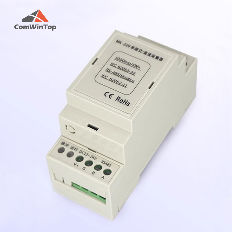 " Rs485 Modbus Single-Channel Ac/Dc Power Meter Voltage Current Power "