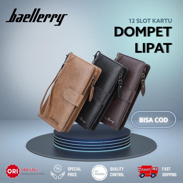 Kalibre Bag'S - Dompet Pria Wanita Panjang Kulit S6701