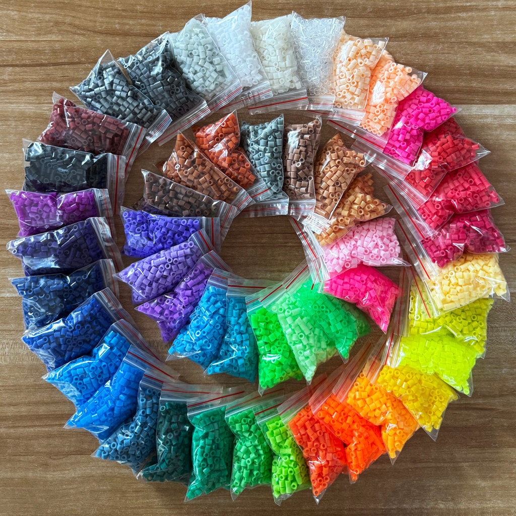 5MM 10000pcs 3D Hama Beads Pixel Puzzle Iron Beads for kids Perler Hama Beads Diy High Quality