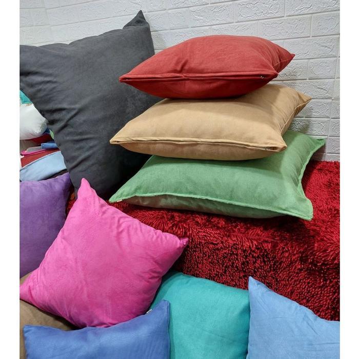 Sarung Bantal Lantai Jumbo 8080 9090 Sarung Bantal sofa Besar Senderan Sofa Penutup Resleting
