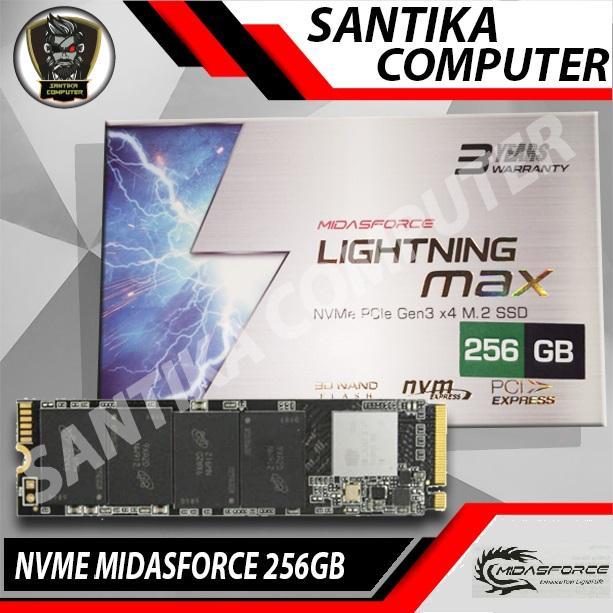 DISKON M.2 NVME MIDASFORCE 256GB - M2 NVME 256GB MIDAS PCIE GEN3 X4 SSD