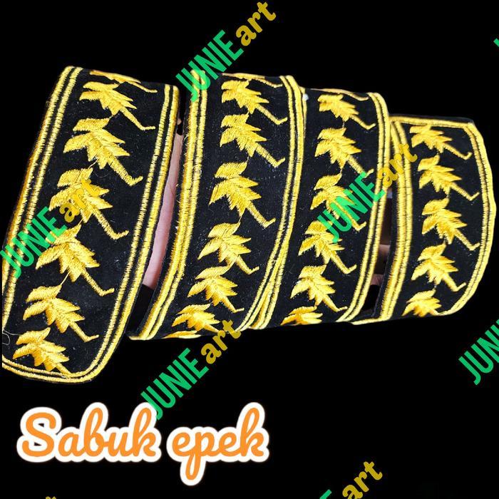 SABUK EPEK BORDIR BUSANA ADAT JAWA BESKAP