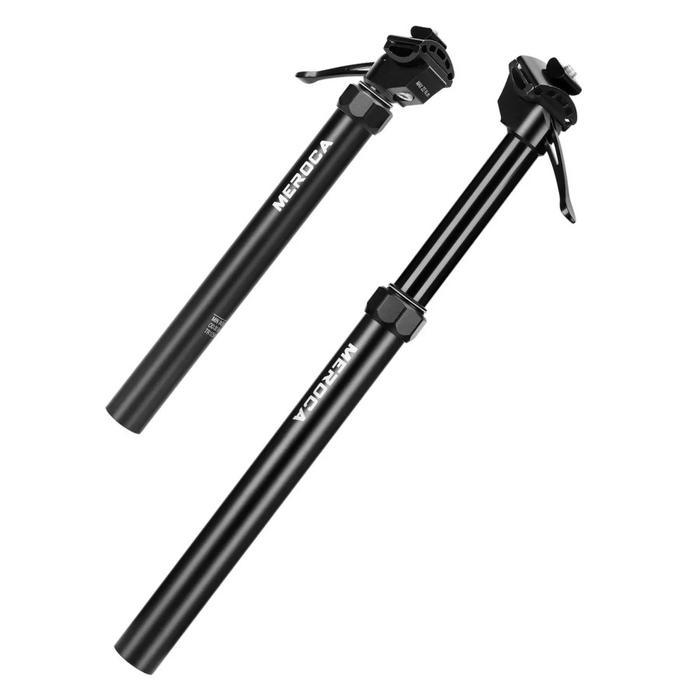 Meroca Dropper Seatpost Hidrolik Sepeda Model Tuas Manual Travel 100Mm