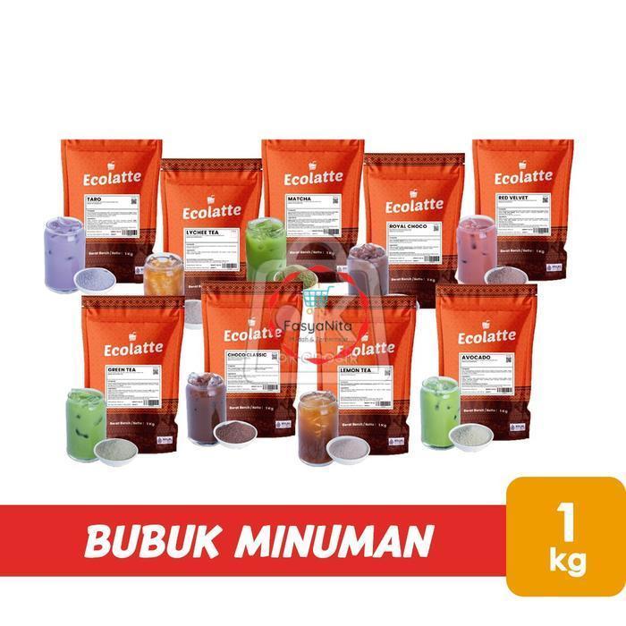 READY STOCK Bubuk Minuman Rasa ECOLATTE Powder Drink Murah Enak (1 Kg) - Royal Choco- Anita Online