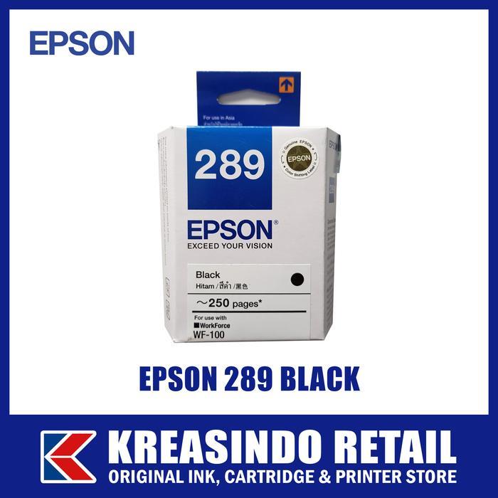 TERLARIS Epson 289 Black Tinta / Cartridge Original (WF-100 / WF100)