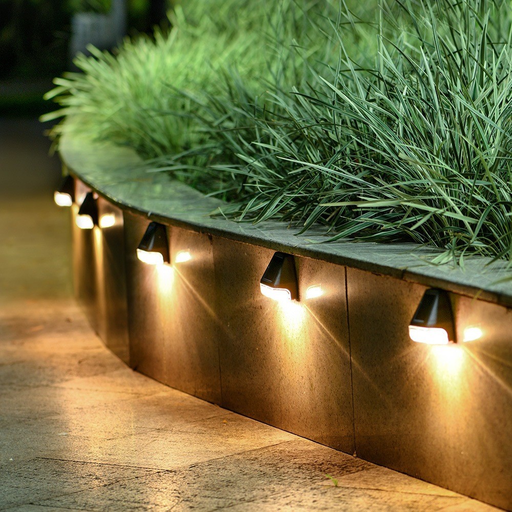 . Outdoor Solar Wall Lights Deck Lights Solar Powered Outdoor Lights -