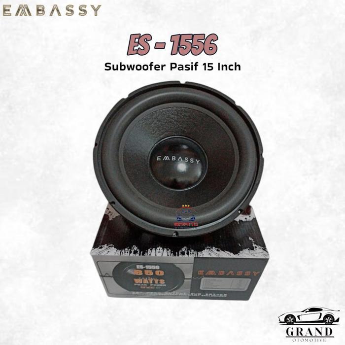 SUBWOOFER EMBASSY 15INCH DOUBLE COIL DOUBLE MAGNET EMBASSY ES-1556 Speaker