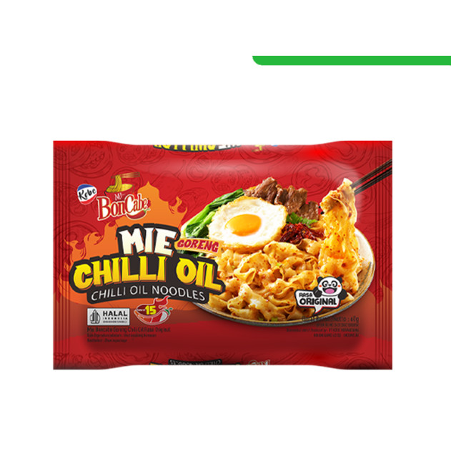 Mie Kobe Boncabe Mie Chili Oil Original