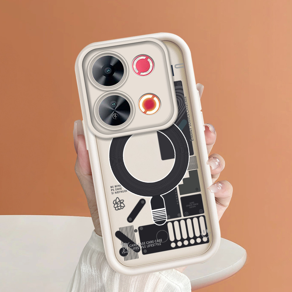 Softcase Phone Case For Itel P65 Fashion Tren Sederhana Pria Motif Soft Casing Ponsel Untuk Kesing H