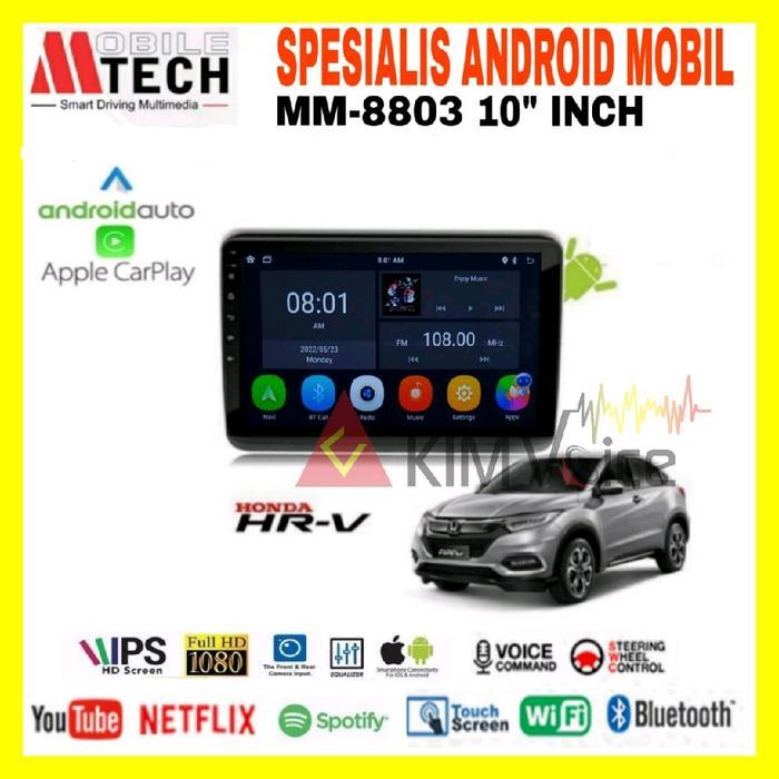 Head Unit Android Mtech MM-8803 10 inch OEM Honda HRV Soket pnp