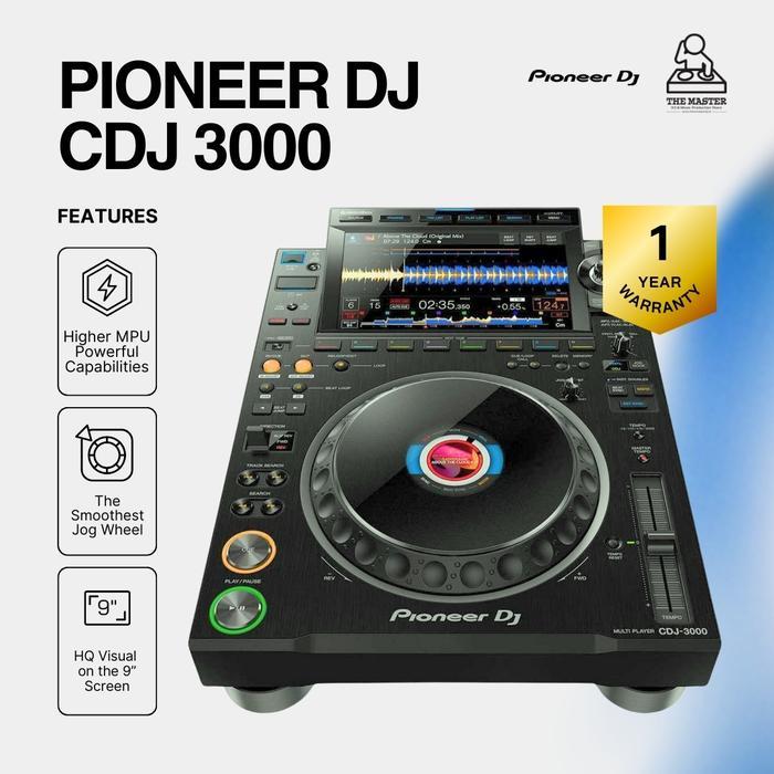 [Ready Stock] Pioneer DJ CDJ-3000 CDJ 3000 CDJ3000 DJ Player