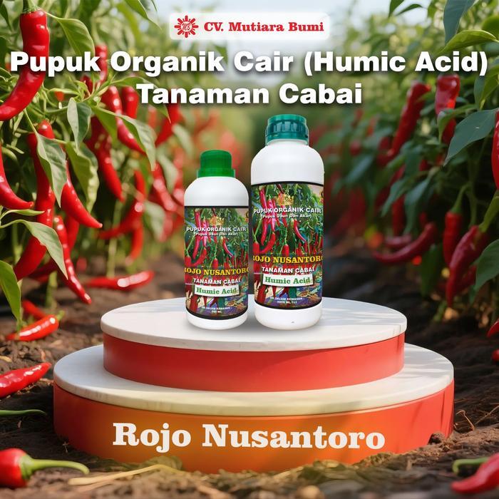 Pupuk Cabe Pupuk Booster Cabe Pupuk Organik Cair Humic Acid Tanaman Cabai/Cabe Rojo Nusantoro