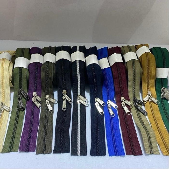 Resleting Coil No6 Panjang 3 Meter Plus Kepala Resleting Dijual Per Pcs