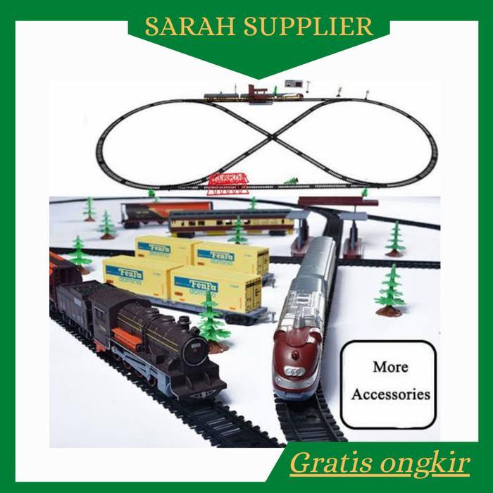 MAINAN KERETA API FENFA MERAH - RAILCAR SERIES
