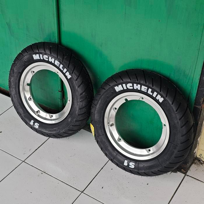 Paket Velg Tubeless GS & Ban Michelin S1 Sport Vespa Klasik Ring 10