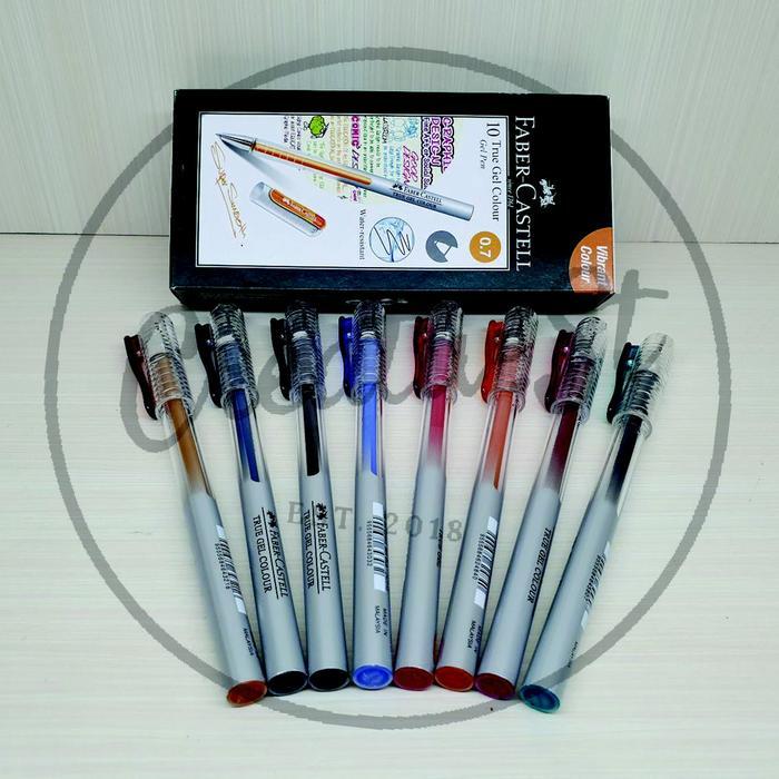 TGR Faber Castell Faber-Castell True Gel Pen COLORS Bolpen Tinta Warna 0.7 Mm (1 PCS)