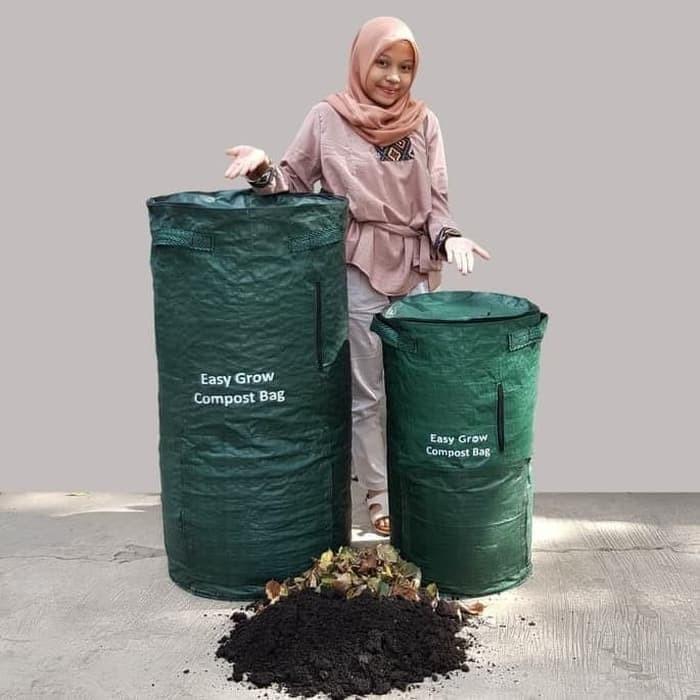 Kantong Sampah / kantong Kompos / Kantong Sampah Kering / Tas Kompos Olah Limbah Daun Sampah Organik