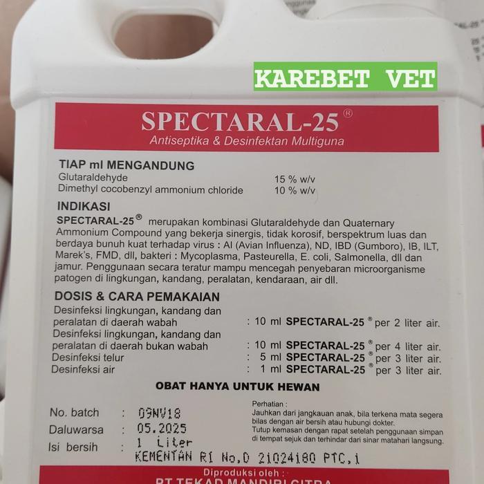 DESINTEKTAN 1 LITER SPECTARAL - 25