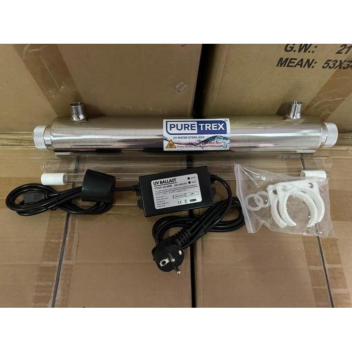 PUREtrex UV Water Sterilizer 6GPM 25 Watt RO Lampu Ultra Violet