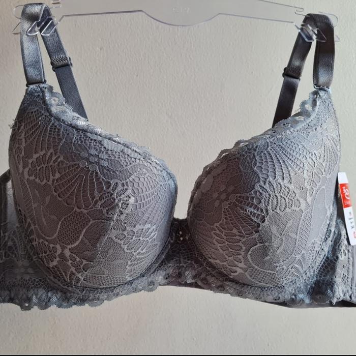 TERBARU BRA ELENA 24448D BRUKAT BERKAWAT BUSA TIPIS CUP D BESAR Siap Kirim
