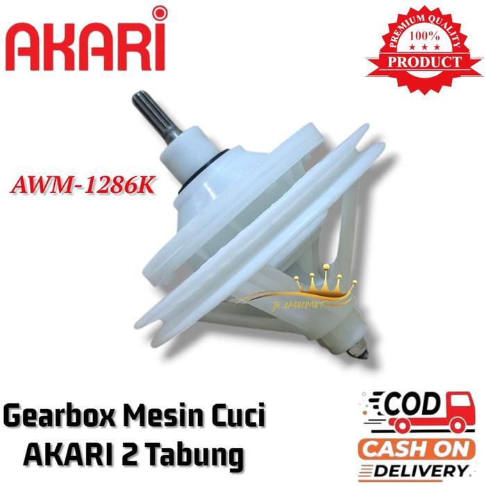 [GEARBOX AKARI AWM-1286K] Gearbox Gear Box Mesin Cuci AKARI 2 Tabung AWM-1286K