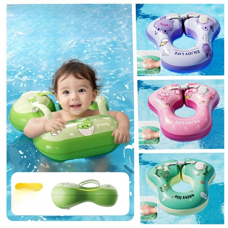 Children's swimming circle armpit baby 0-3 years old prone circle baby lifebuoy inflatable water