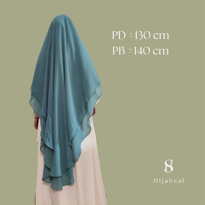 FRENCH KHIMAR CERUTY/ANILA FRENCH KHIMAR/FK CERUTY BY HIJABSAL