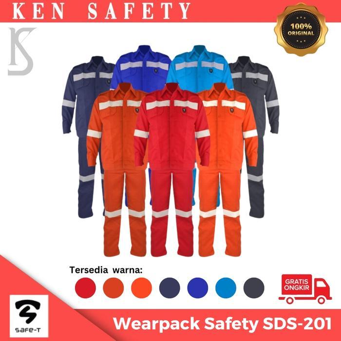 Wearpack Safety Seragam Kerja Baju Kerja Setelan Coverall SAFE-T 1 Set