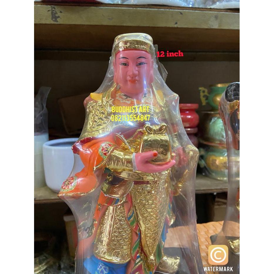 Terlaris Pendamping Dewa Kwan Kong Guan Ping Dan Zhou Chang 12 Inch Best Quality